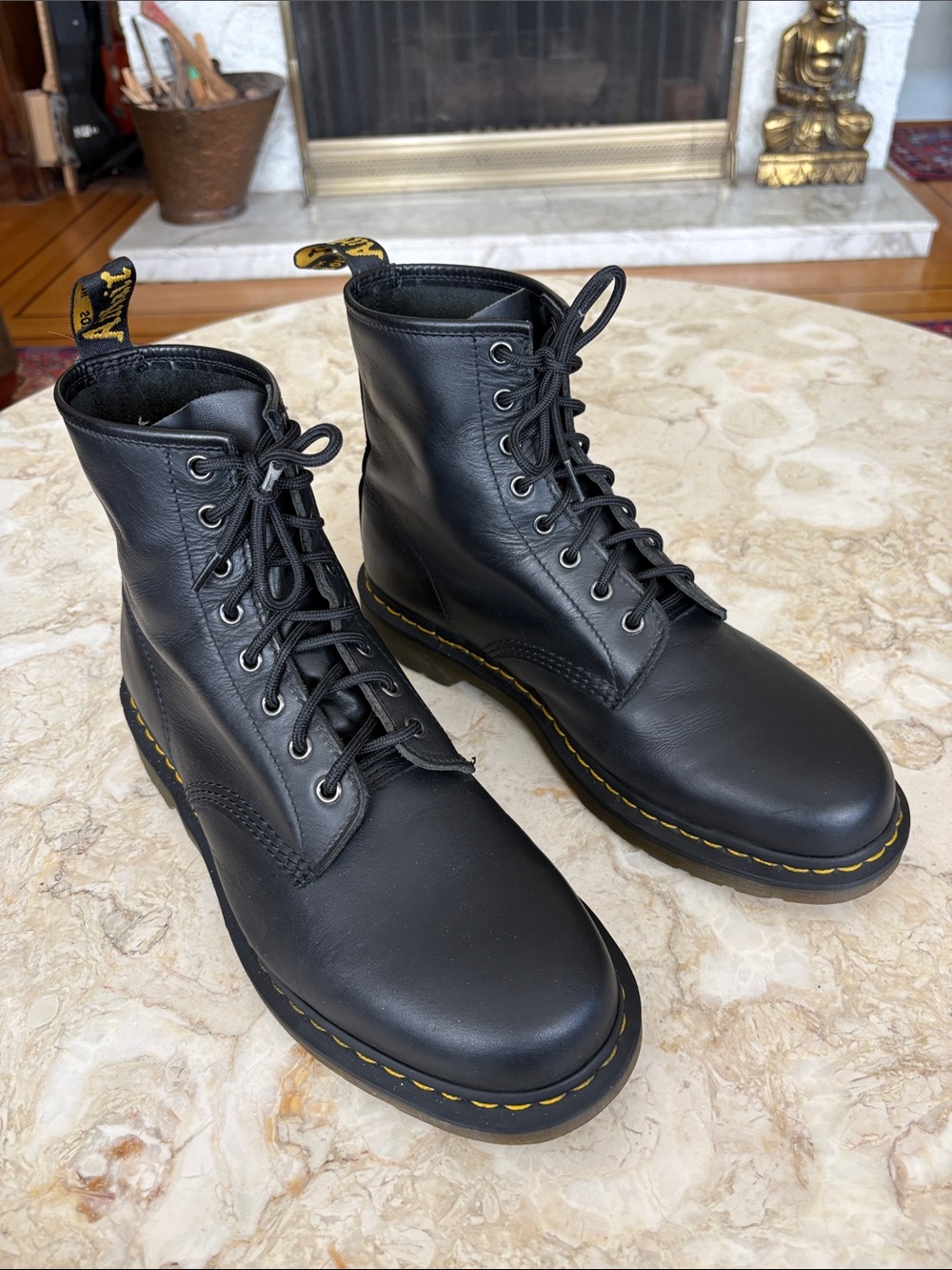 Dr. Martens 1460 Greasy Leather Lace Up Boots Men’s Size US12
